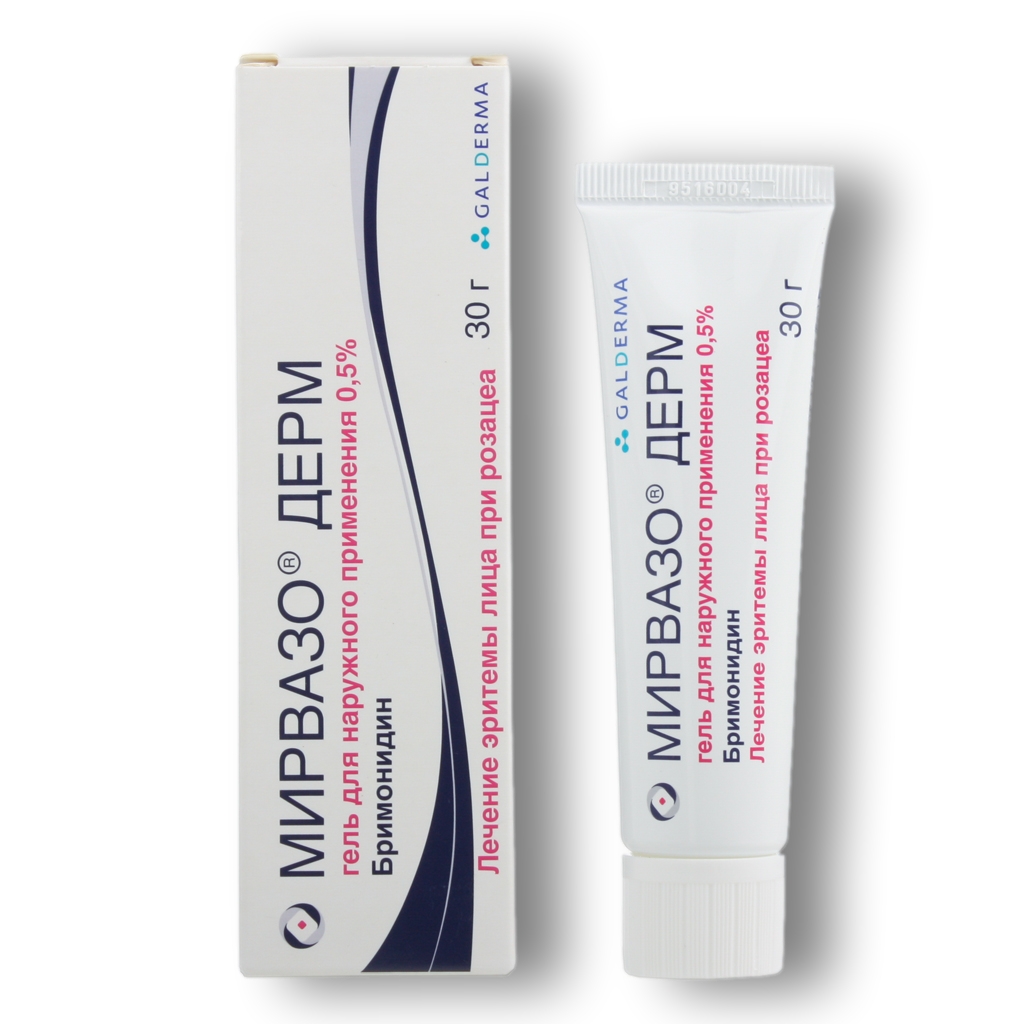 МИРВАЗО ДЕРМ ГЕЛЬ НАРУЖ 0,5% 30Г