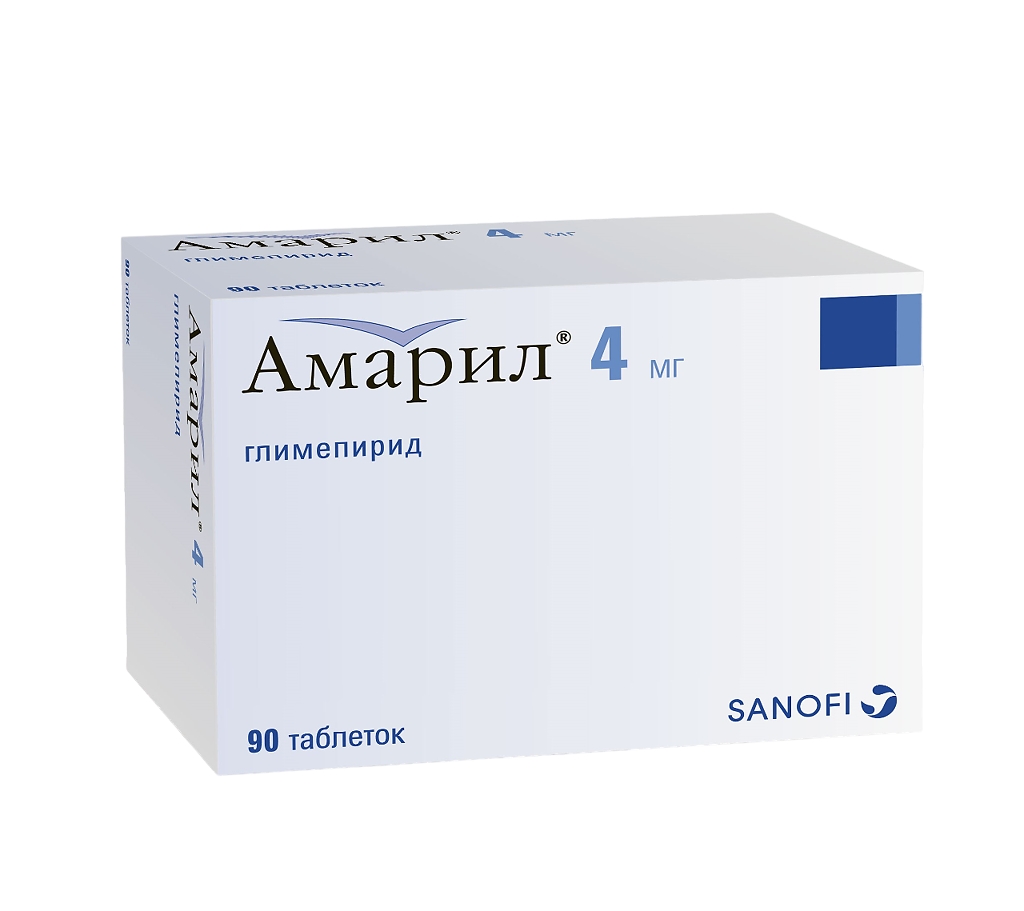 АМАРИЛ ТАБ 4МГ №90