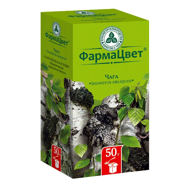 ЧАГА БЕРЕЗОВЫЙ ГРИБ 50Г