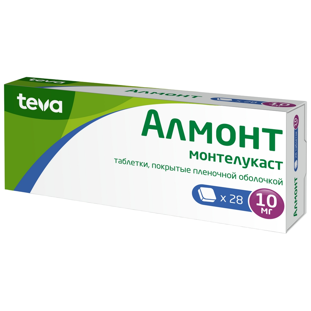АЛМОНТ ТАБ П/О 10МГ №28