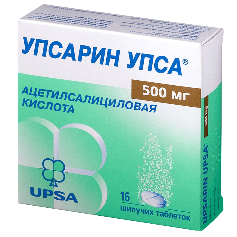 УПСАРИН УПСА ТАБ ШИП 500МГ №16