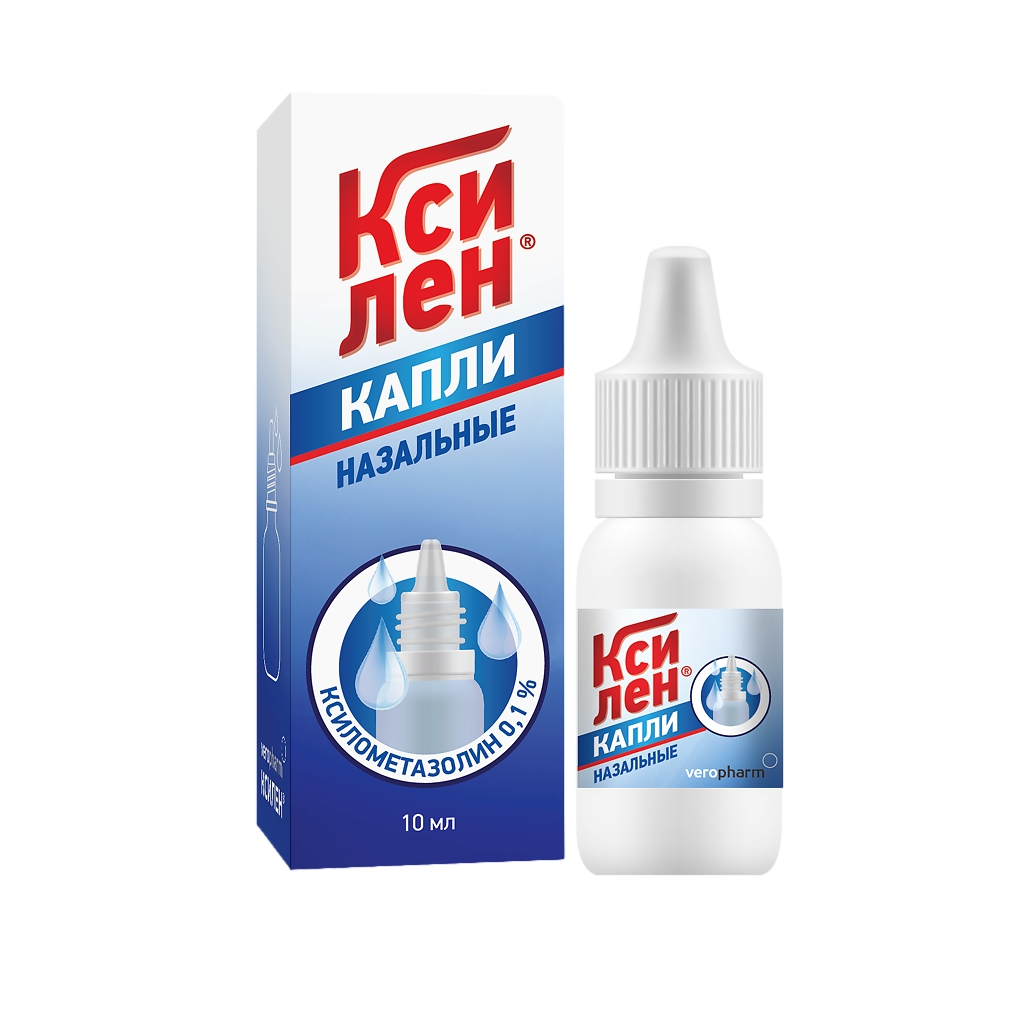 КСИЛЕН КАПЛИ НАЗ 0,1% ФЛ/КАП 10МЛ