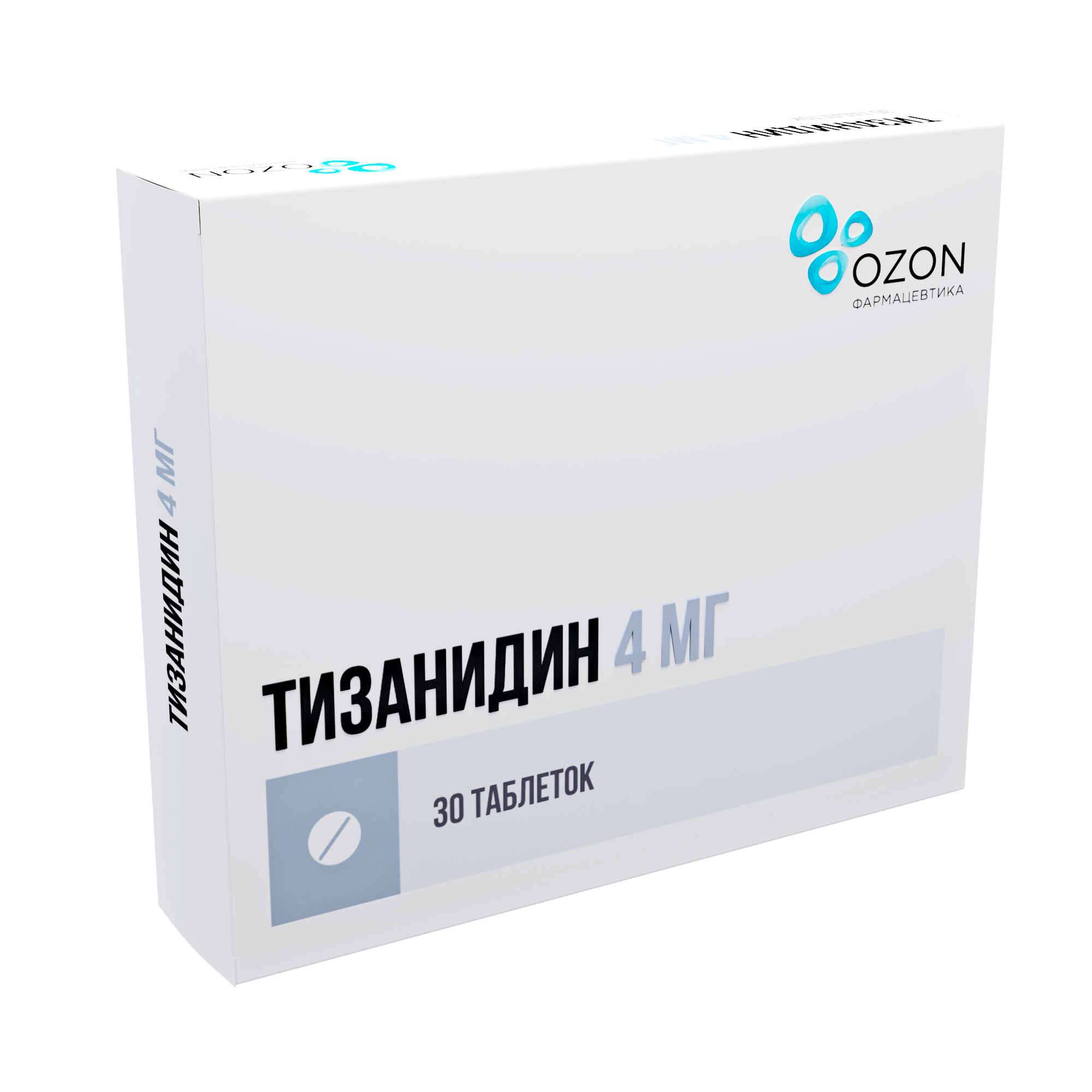 ТИЗАНИДИН ТАБ 4МГ №30