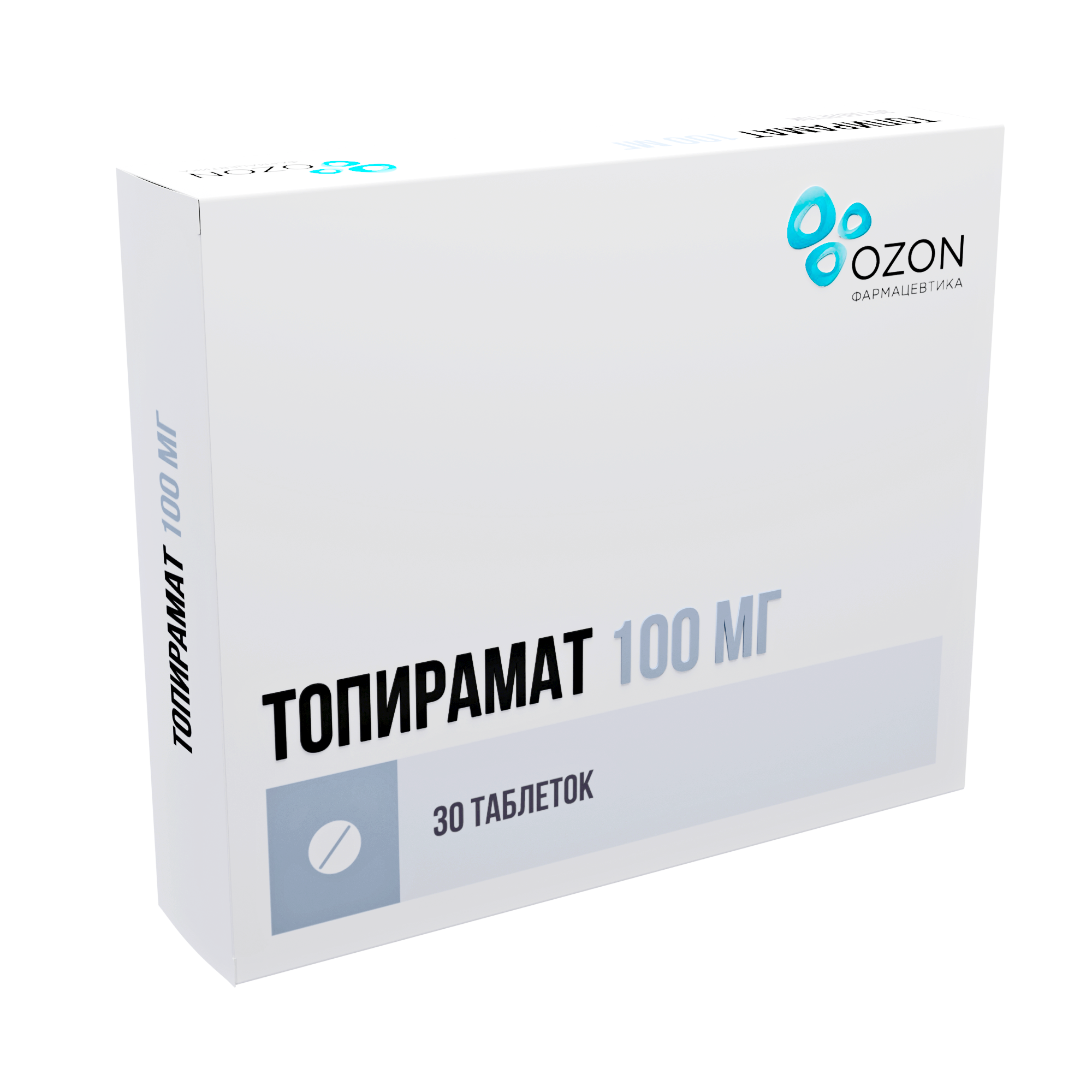 ТОПИРАМАТ ТАБ П/П/О 100МГ №30