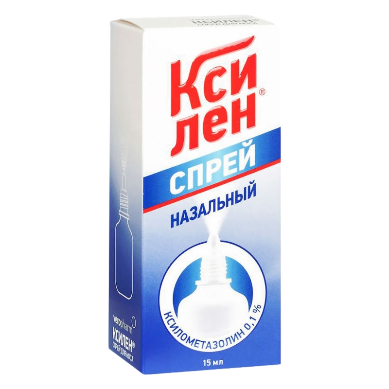 КСИЛЕН СПРЕЙ НАЗ 0,1% ФЛ 15МЛ