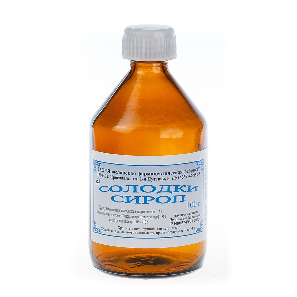 СОЛОДКИ КОРНЯ СИРОП 100Г