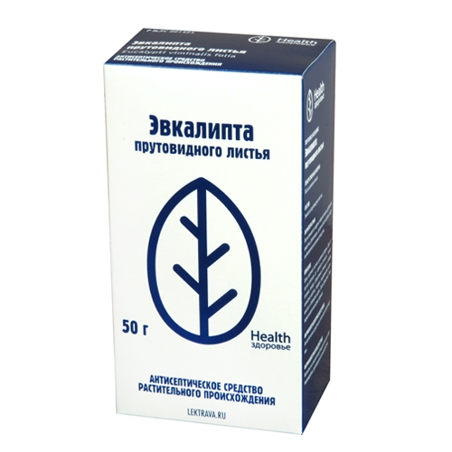 ЭВКАЛИПТА ПРУТОВИДНОГО ЛИСТЬЯ 50Г