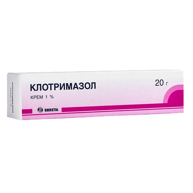КЛОТРИМАЗОЛ КРЕМ 1% 20Г