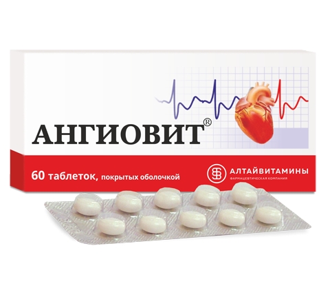 АНГИОВИТ ТАБ П/О №60