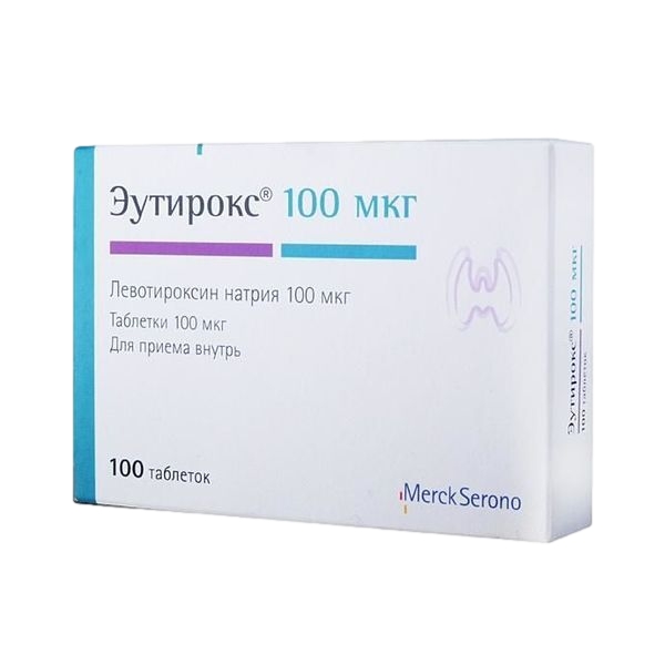 ЭУТИРОКС ТАБ 100МКГ №100