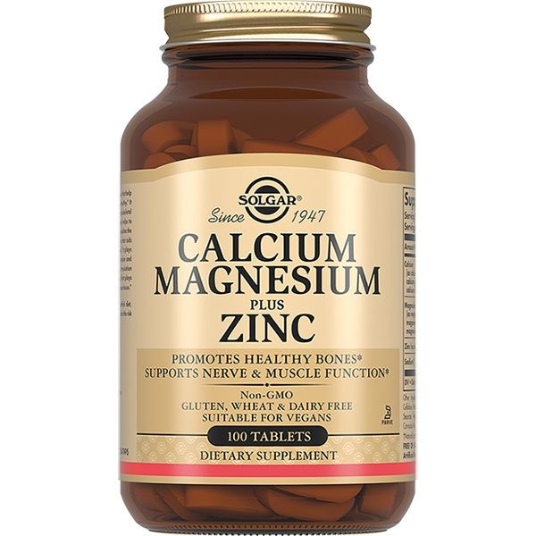 СОЛГАР КАЛЬЦИЙ-МАГНИЙ-ЦИНК ТАБ №100