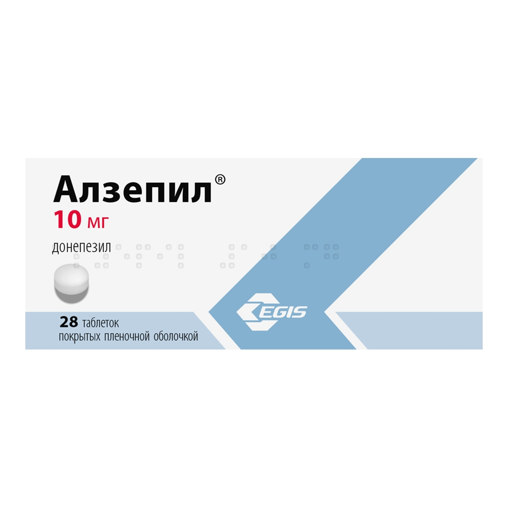 АЛЗЕПИЛ ТАБ П/О 10МГ №28