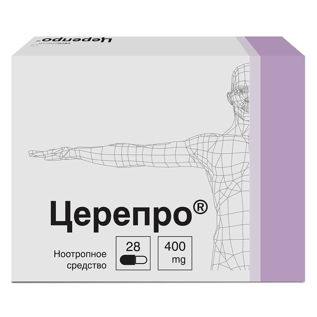ЦЕРЕПРО КАПС 400МГ №28