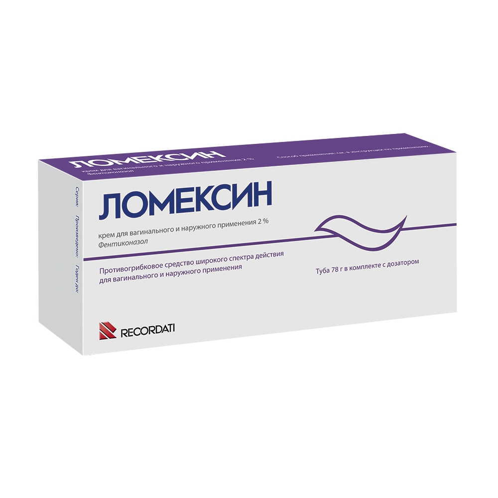 ЛОМЕКСИН КРЕМ ВАГ 2% ТУБА 78Г