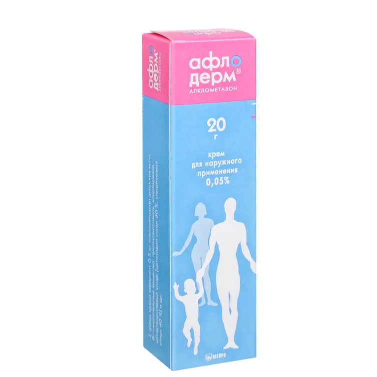АФЛОДЕРМ КРЕМ Д/НАРУЖ  0,05% 20Г ТУБА
