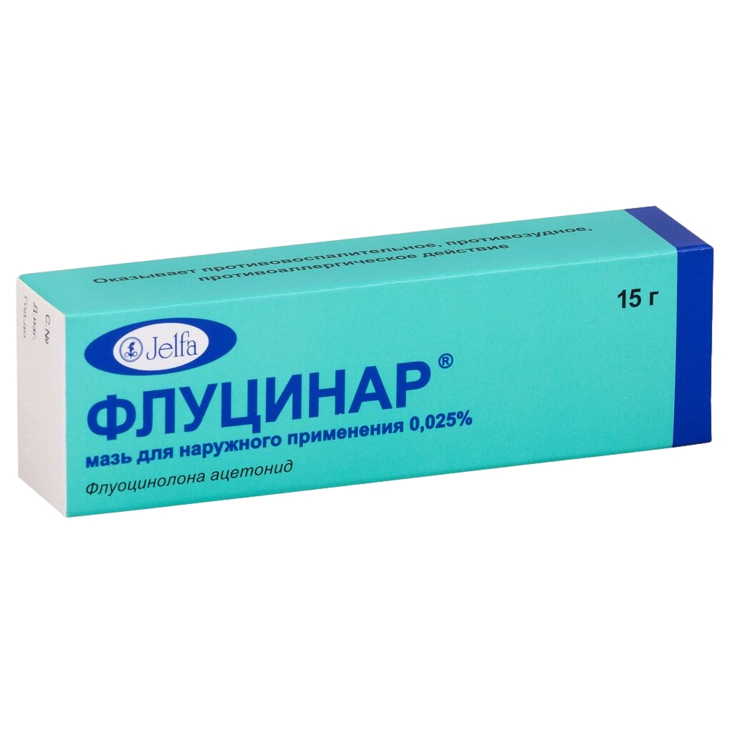 ФЛУЦИНАР МАЗЬ 0,025% 15Г ТУБА