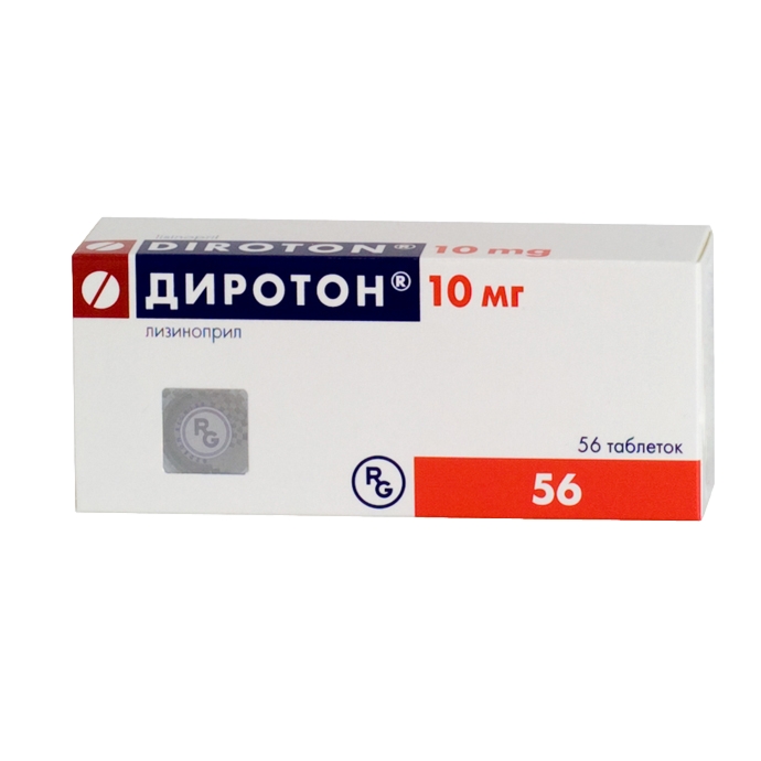 ДИРОТОН ТАБ 10МГ №56