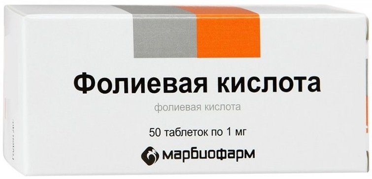 ФОЛИЕВАЯ КИСЛОТА ТАБ 1МГ №50