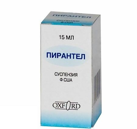 ПИРАНТЕЛ СУСП 250МГ/5МЛ ФЛ 15МЛ