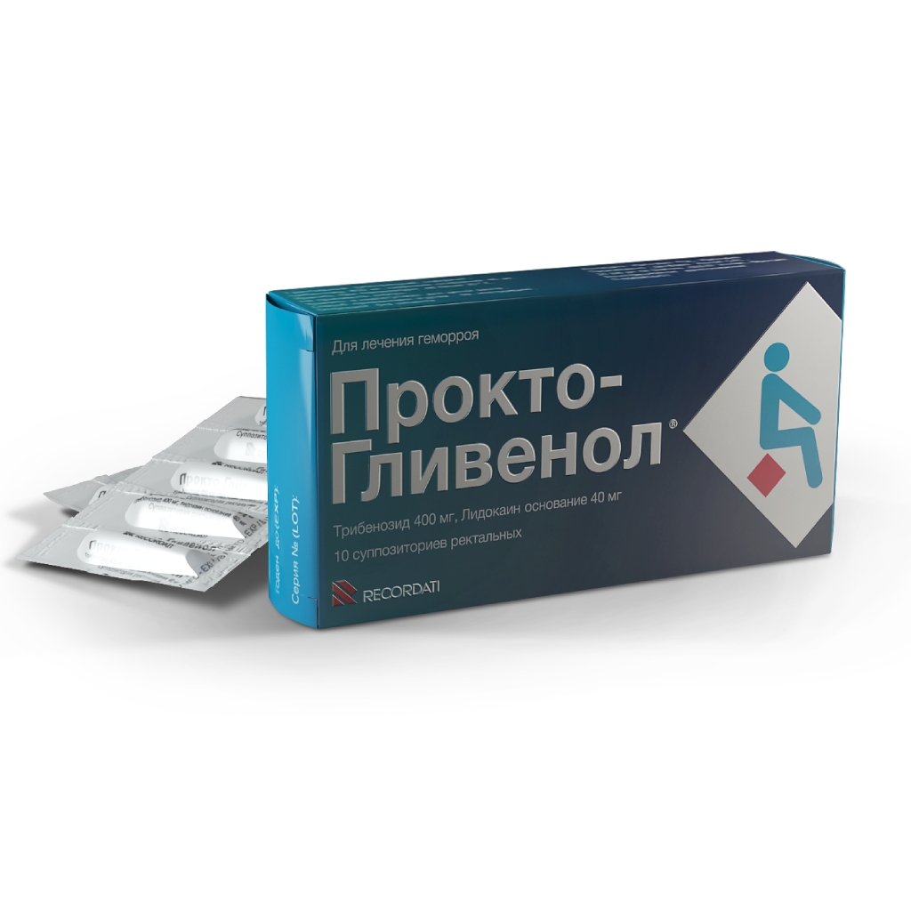 ПРОКТО-ГЛИВЕНОЛ СУПП 400МГ №10