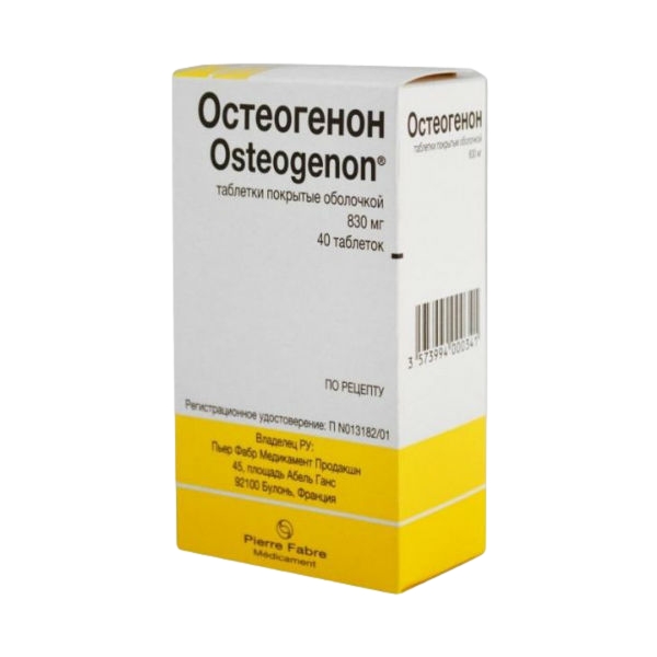ОСТЕОГЕНОН ТАБ П/О 830МГ №40