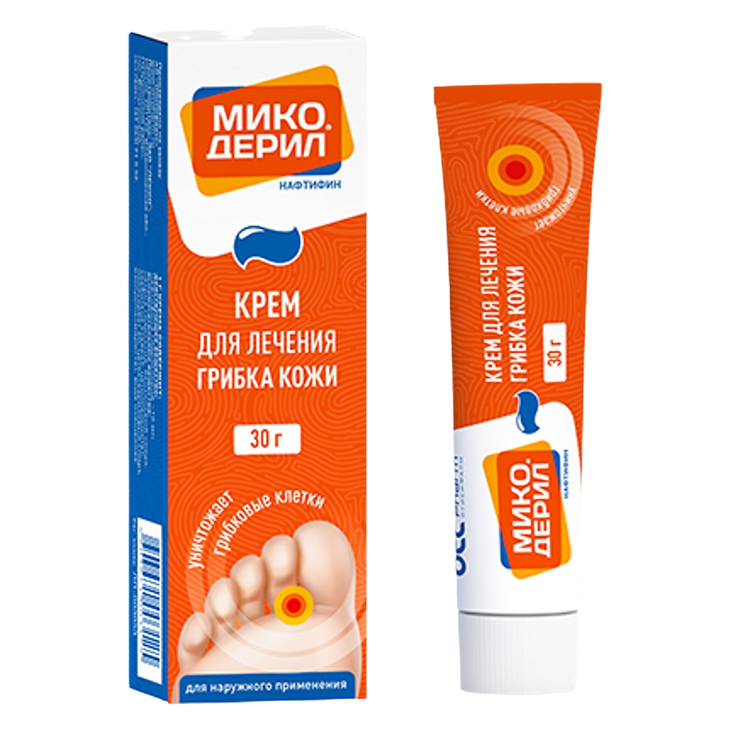 МИКОДЕРИЛ КРЕМ НАРУЖ 1% 30Г