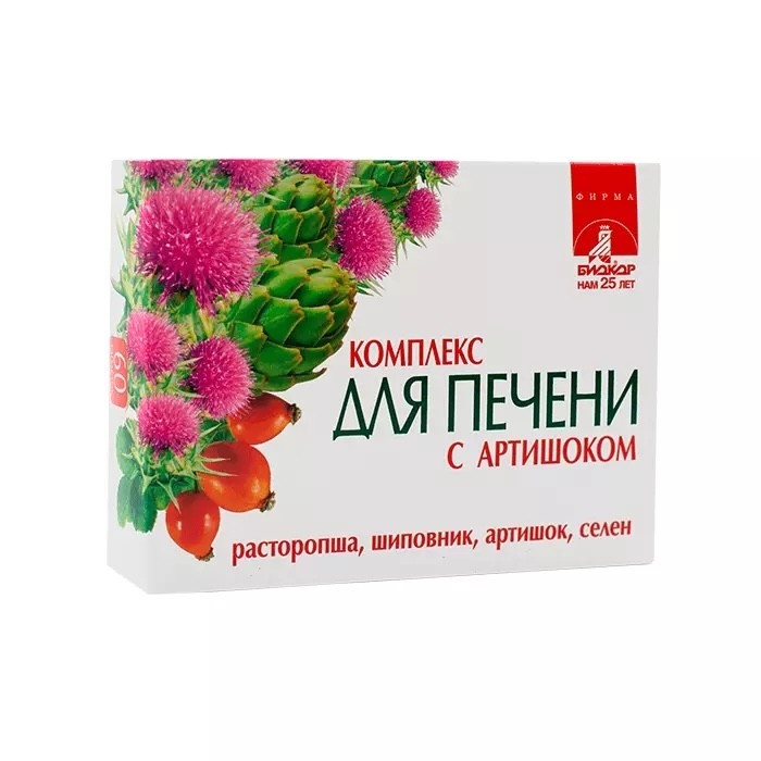 КОМПЛЕКС Д/ПЕЧЕНИ БИОКОР С АРТИШОКОМ ТАБ №60