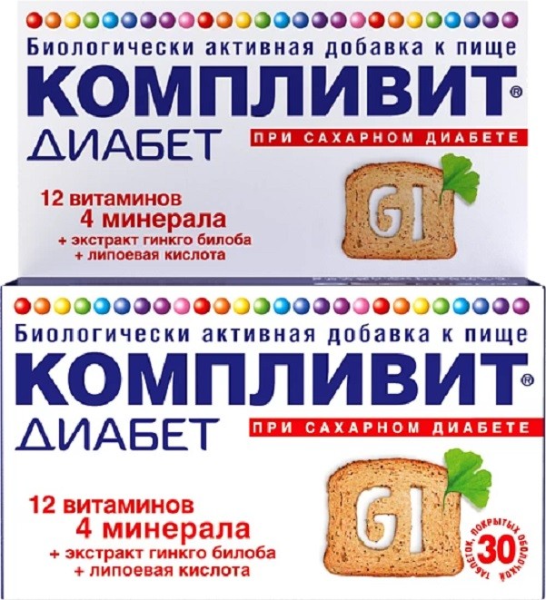 КОМПЛИВИТ ДИАБЕТ ТАБ №30 БАД