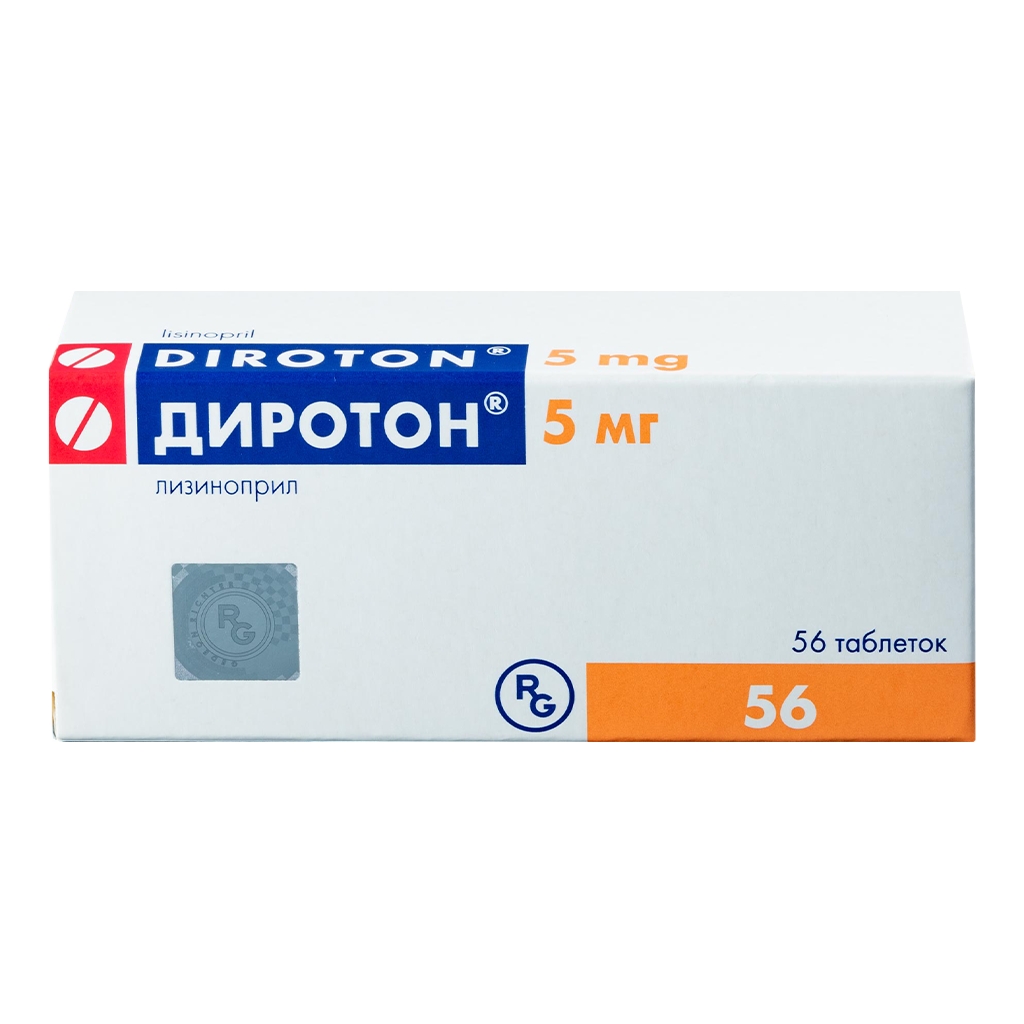 ДИРОТОН ТАБ 5МГ №56