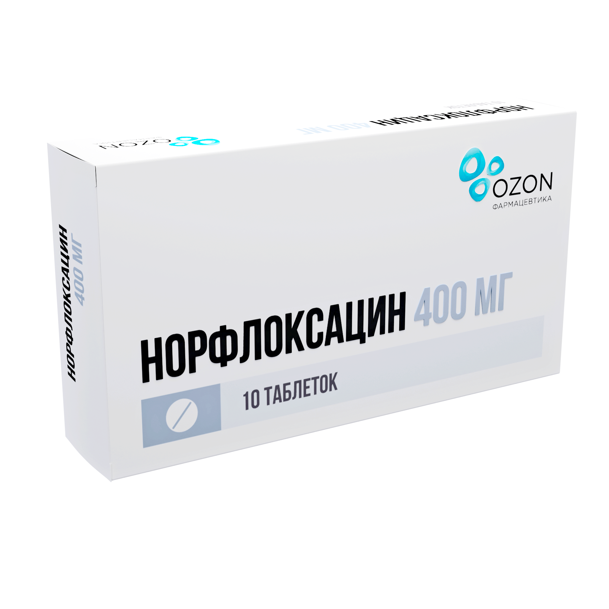 НОРФЛОКСАЦИН ТАБ П/О 400МГ №10