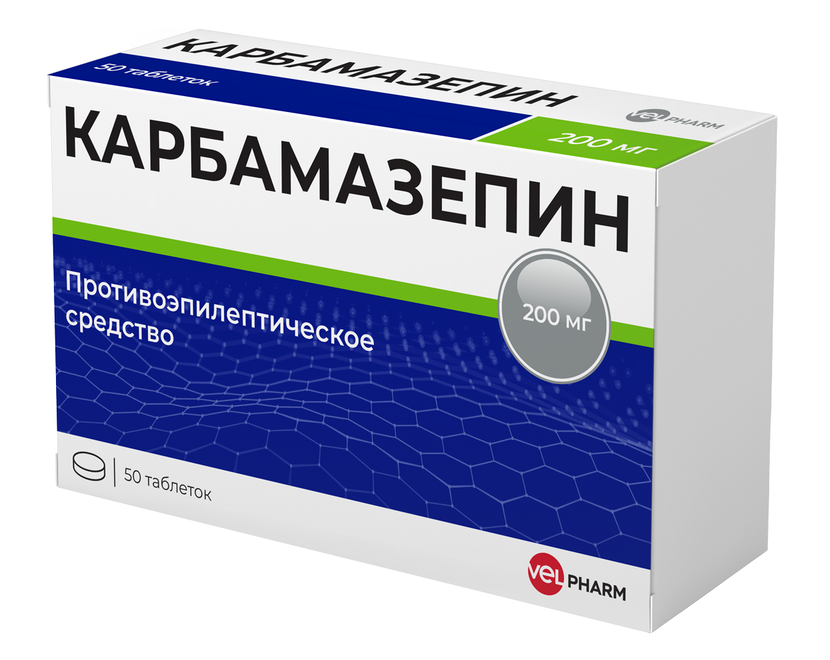 КАРБАМАЗЕПИН ВЕЛФАРМ ТАБ 200МГ №50