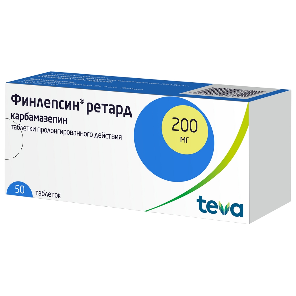 ФИНЛЕПСИН РЕТАРД ТАБ ПРОЛОНГ 200МГ №50