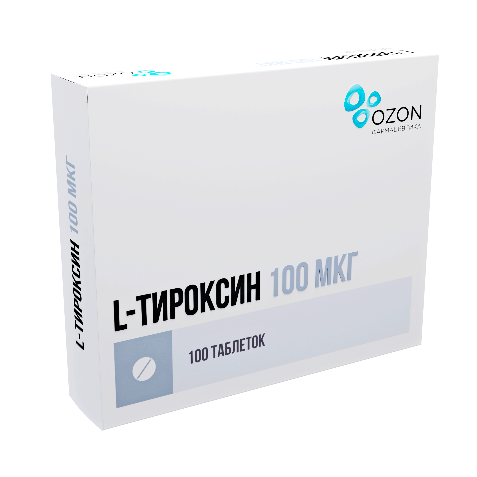 Л-ТИРОКСИН ТАБ 100МКГ №100