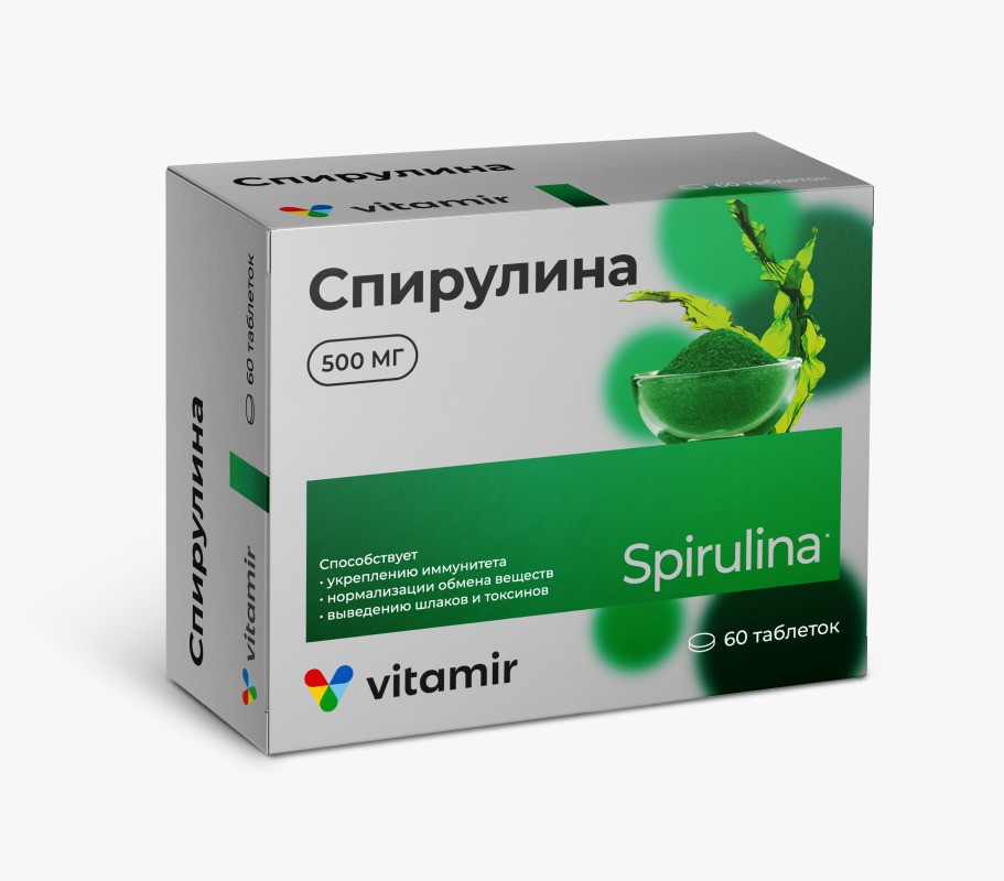 СПИРУЛИНА ТАБ П/О №60