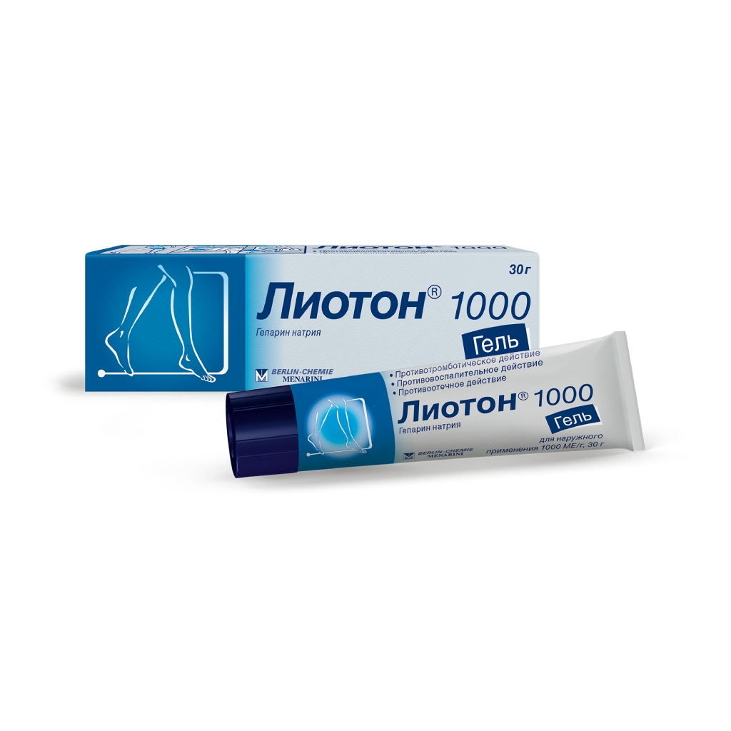 ЛИОТОН 1000 ГЕЛЬ 1000МЕ 30Г