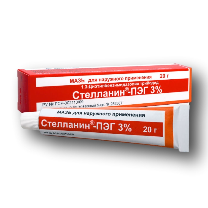 СТЕЛЛАНИН-ПЭГ МАЗЬ Д/НАРУЖ 3% ТУБА 20Г