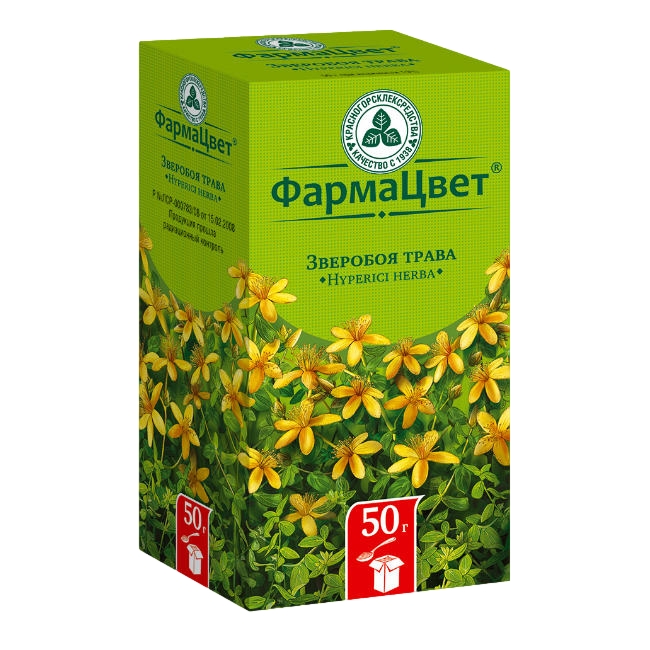 ЗВЕРОБОЯ ТРАВА ПАЧКА 50Г