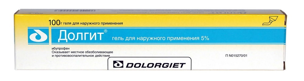 ДОЛГИТ ГЕЛЬ Д/НАРУЖ 5% 100Г ТУБА