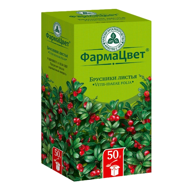 БРУСНИКИ ЛИСТЬЯ 50Г