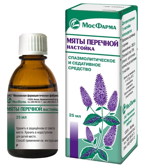 МЯТЫ ПЕРЕЧНОЙ НАСТОЙКА 25МЛ