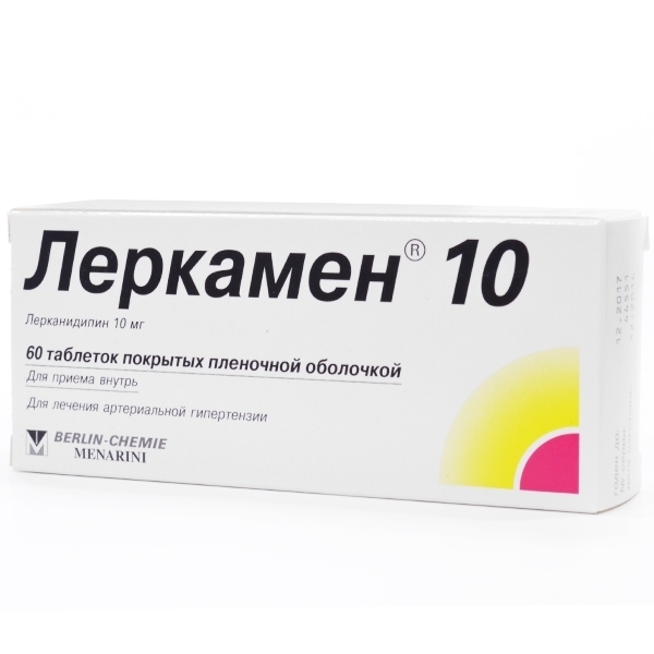 ЛЕРКАМЕН 10 ТАБ П/О 10МГ №60