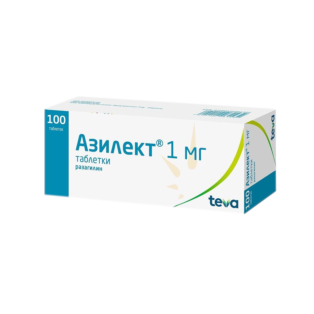 АЗИЛЕКТ ТАБ 1МГ №100
