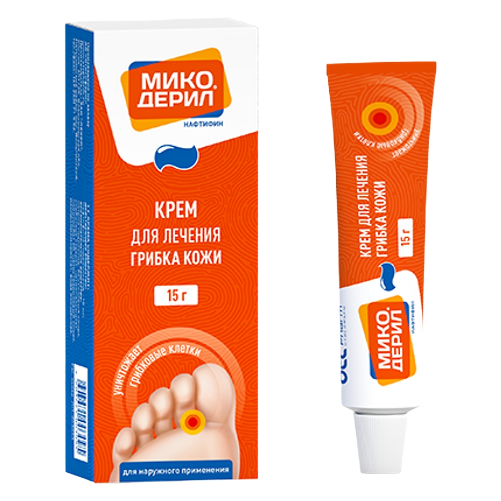 МИКОДЕРИЛ КРЕМ НАРУЖ 1% 15Г