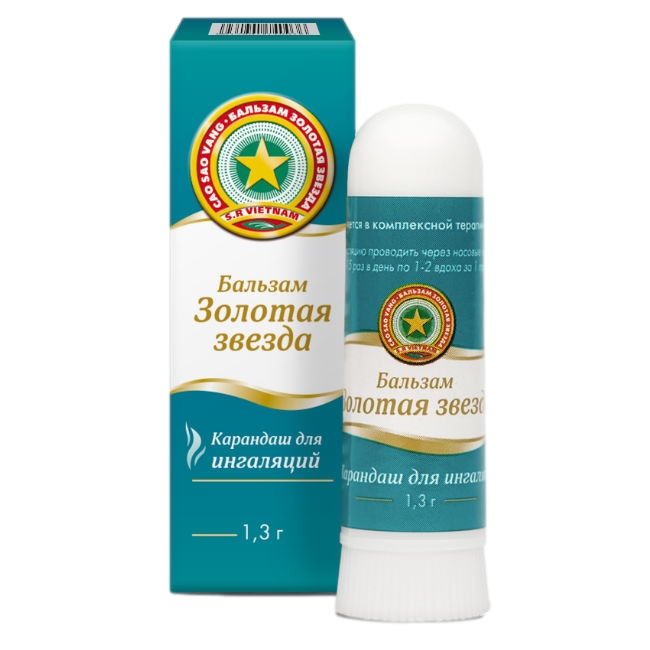 ЗОЛОТАЯ ЗВЕЗДА БАЛЬЗАМ КАРАНДАШ Д/ИНГ 1,3Г