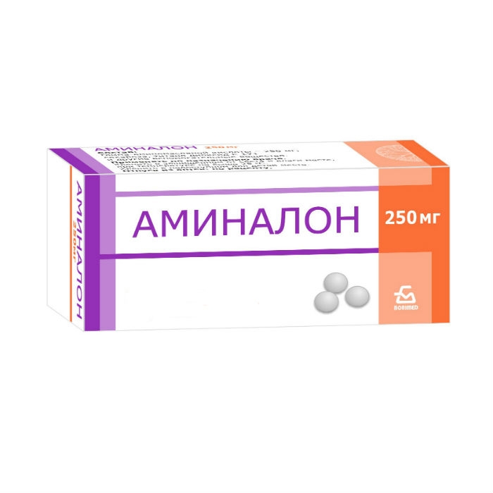 АМИНАЛОН ТАБ П/О 250МГ №100