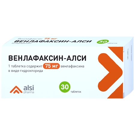 ВЕНЛАФАКСИН-АЛСИ ТАБ 75МГ №30