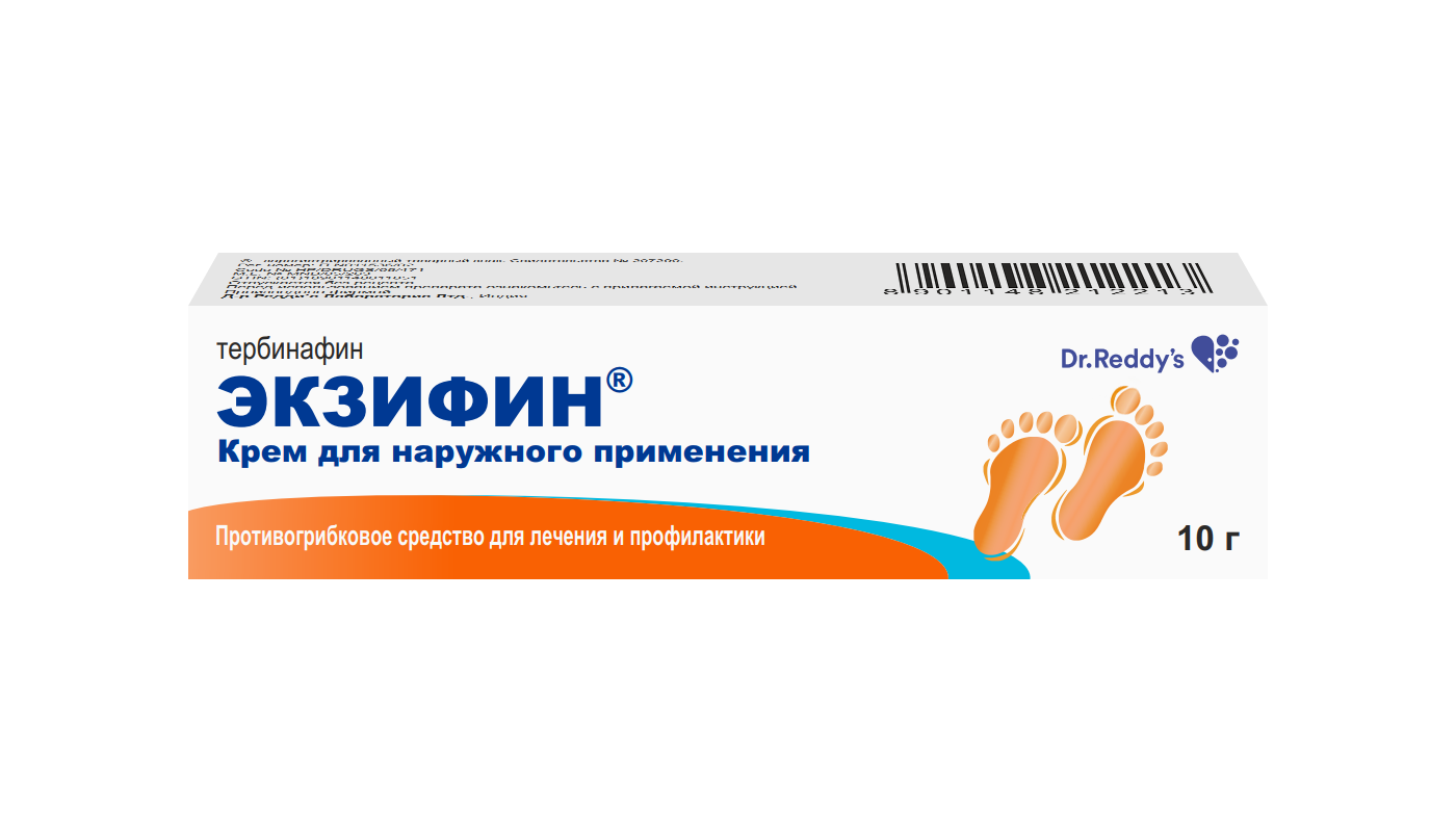 ЭКЗИФИН КРЕМ Д/НАРУЖ 1% 10Г