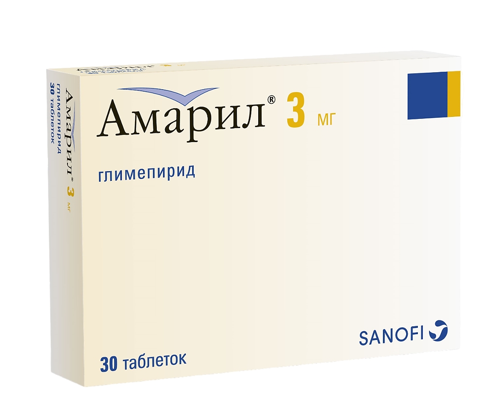 АМАРИЛ ТАБ 3МГ №30