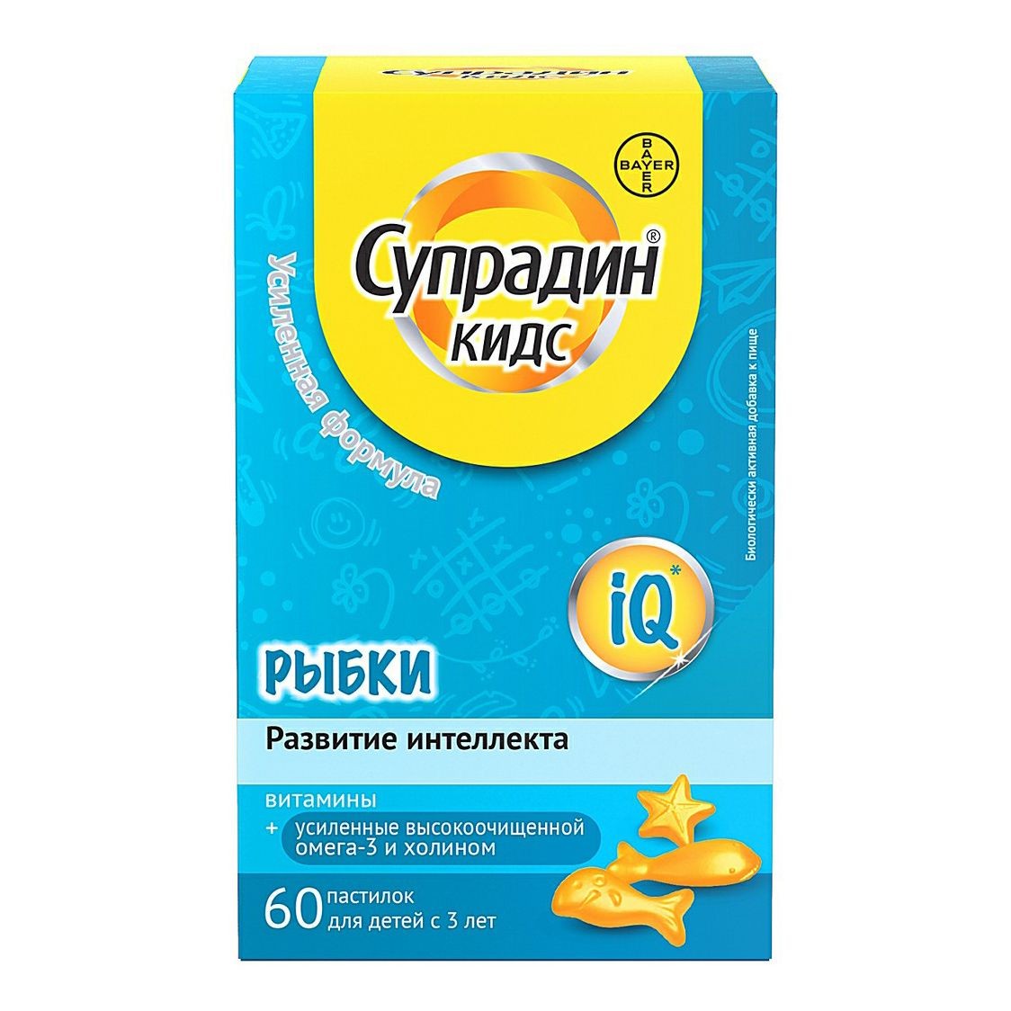 СУПРАДИН КИДС РЫБКИ ТАБ ЖЕВАТ №60