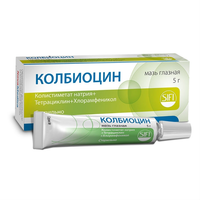 КОЛБИОЦИН МАЗЬ ГЛАЗНАЯ 5Г